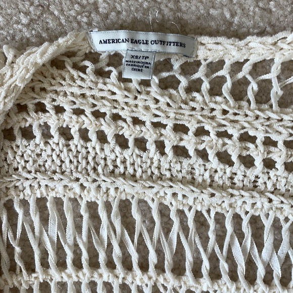 American Eagle Off White Cardigan - Picture 2 of 3
